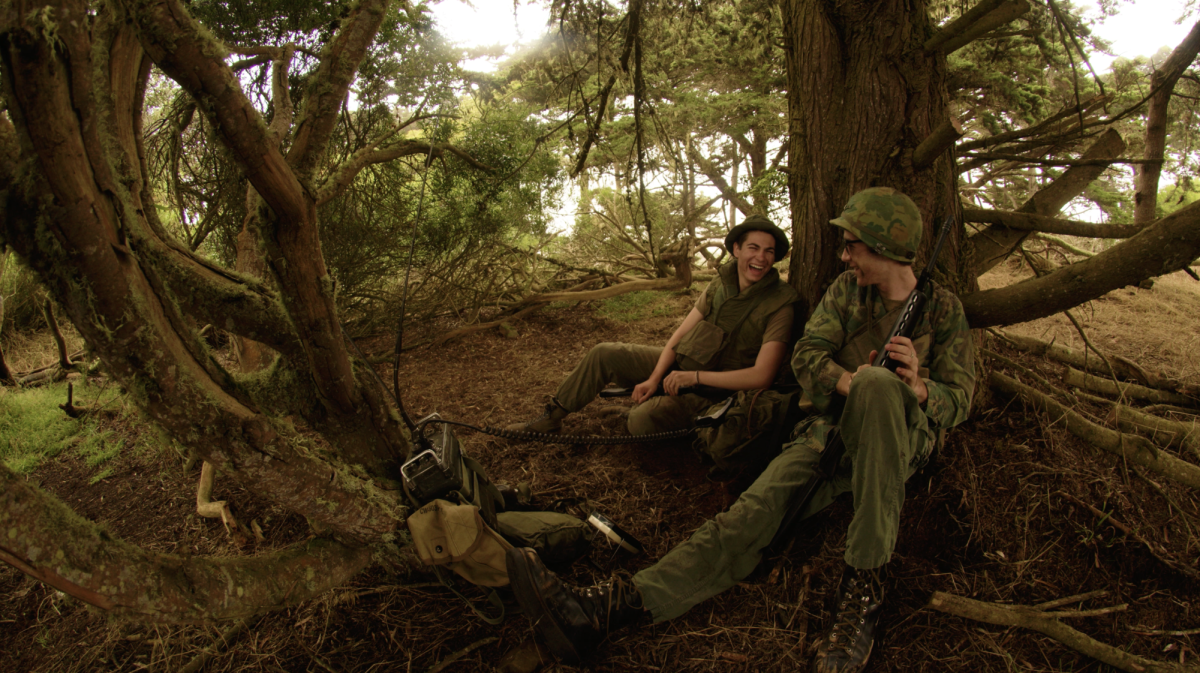  ComAcad student-produced film, "Fruits of Elysium," tells the story of two soldiers finding solace during wartime. (Photo courtesy of The Forge)
